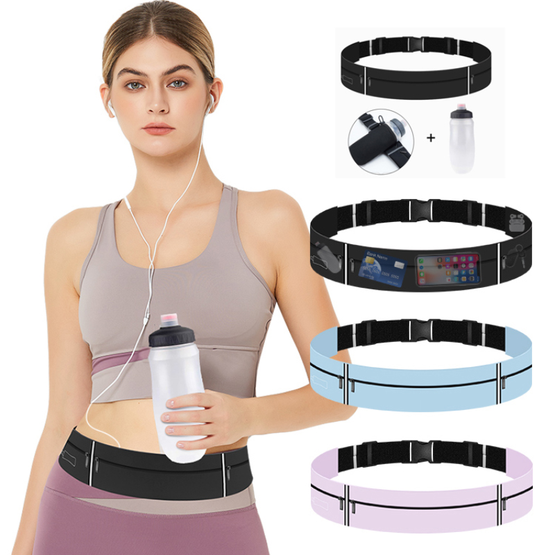 Running Gear To Hold Phone - Su şişesi ile kadın koşu kemeri