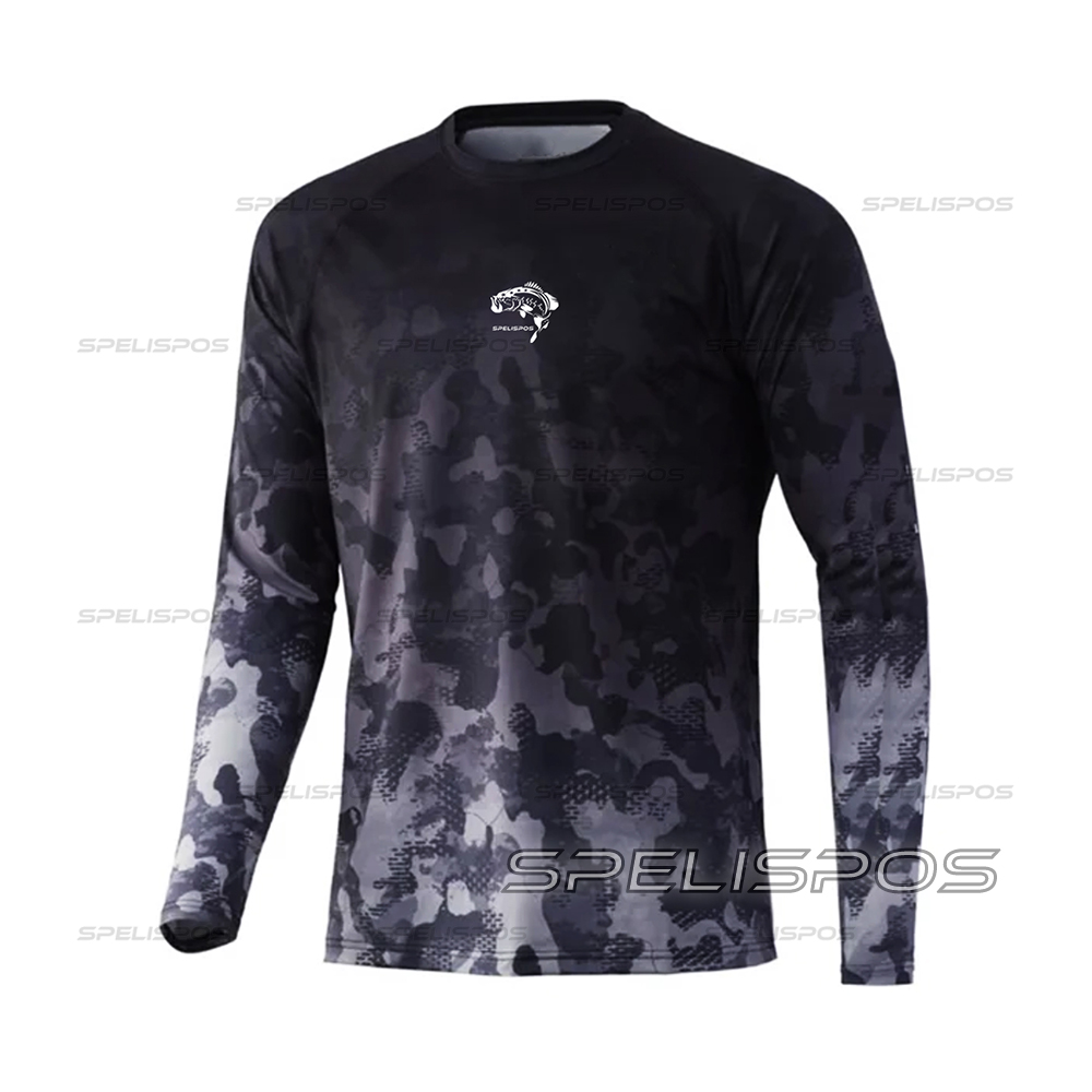 Running Gear Long Sleeve - Balıkçılık gömlek sürme üstleri giymek UPF