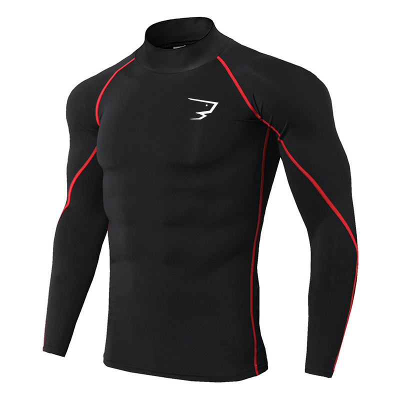 Running Gear Long Sleeve - Erkekler Spor T-shirt Hızlı Kuru Vücut
