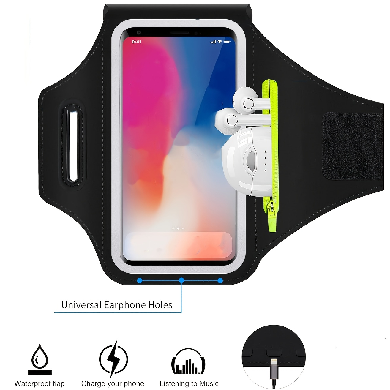 Running Gear Lights - Su Geçirmez Koşu Kol Çantası Spor