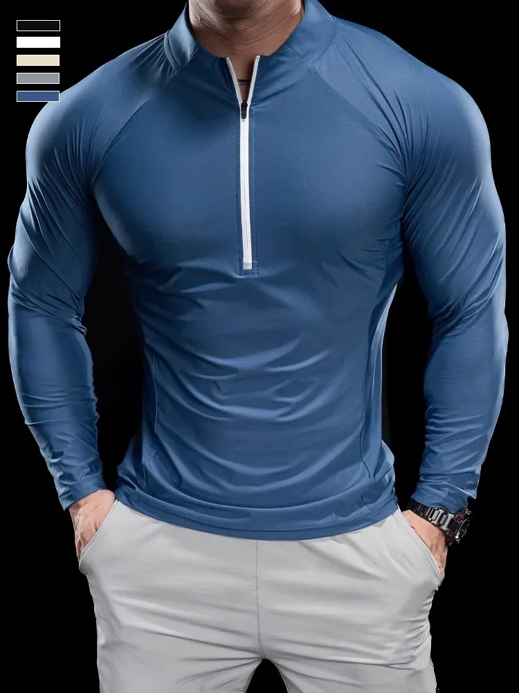 Running Gear Long Sleeve - 2024 yeni erkek spor tişört spor