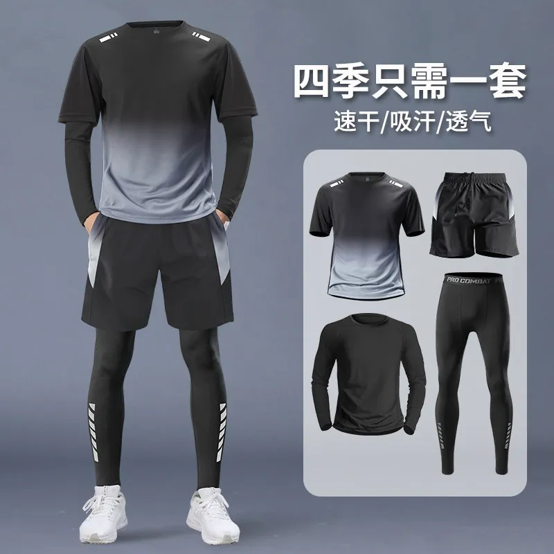Running Gear For - Erkek 4 Parçalı Spor Seti -