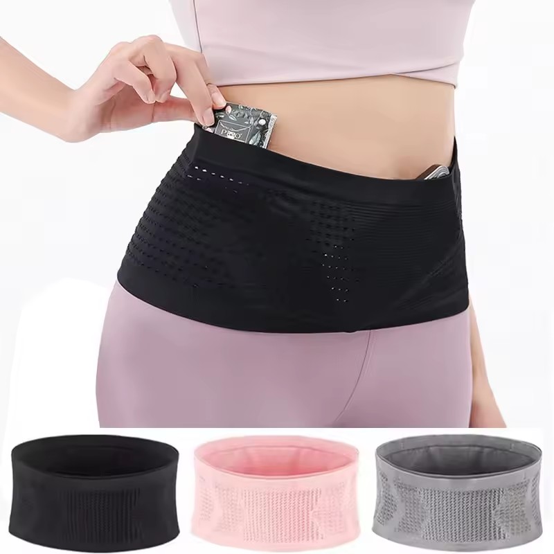 Running Gear To Hold Phone - Dikişsiz Görünmez Koşu Bel Kemeri Çantası
