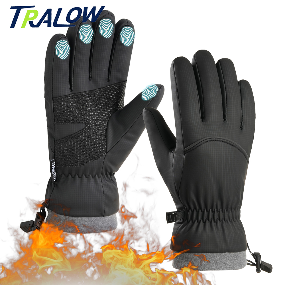 Running Gear In Winter - TRALOW Termal Su Geçirmez Kayak Eldivenleri,