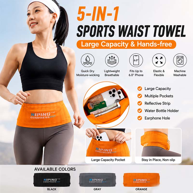 Running Gear To Hold Phone - Koşu Bel Bandı Görünmez Kaymaz Telefon