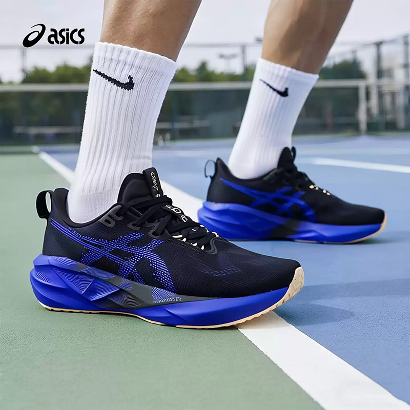 Running Gear Asics - Asics NOVABLAST 5 Siyah Kraliyet Mavisi