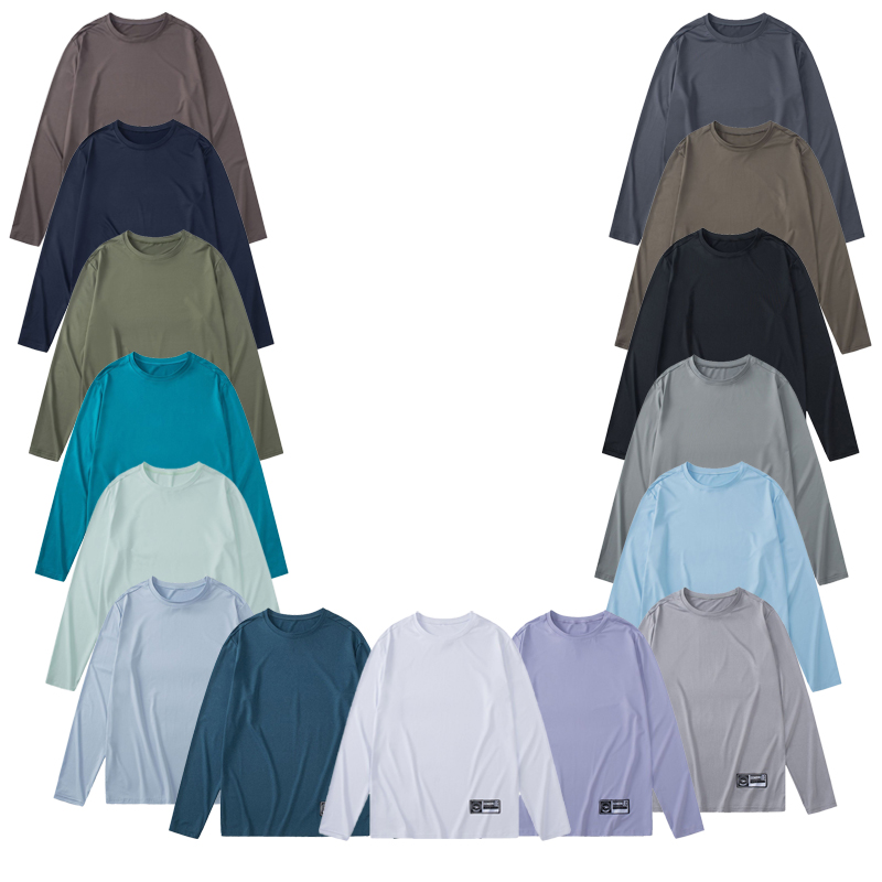Running Gear Long Sleeve - Erkek hızlı kuru uzun kollu spor