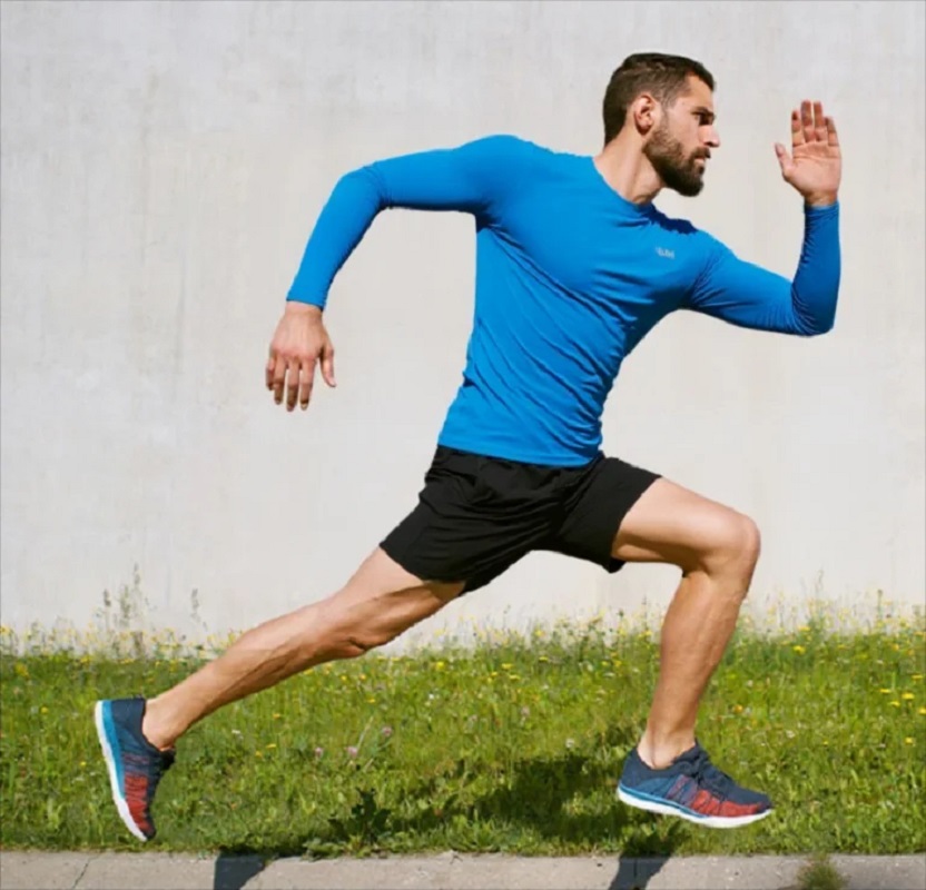 Running Gear Long Sleeve - Erkek UPF 50+ Performans Uzun Kollu