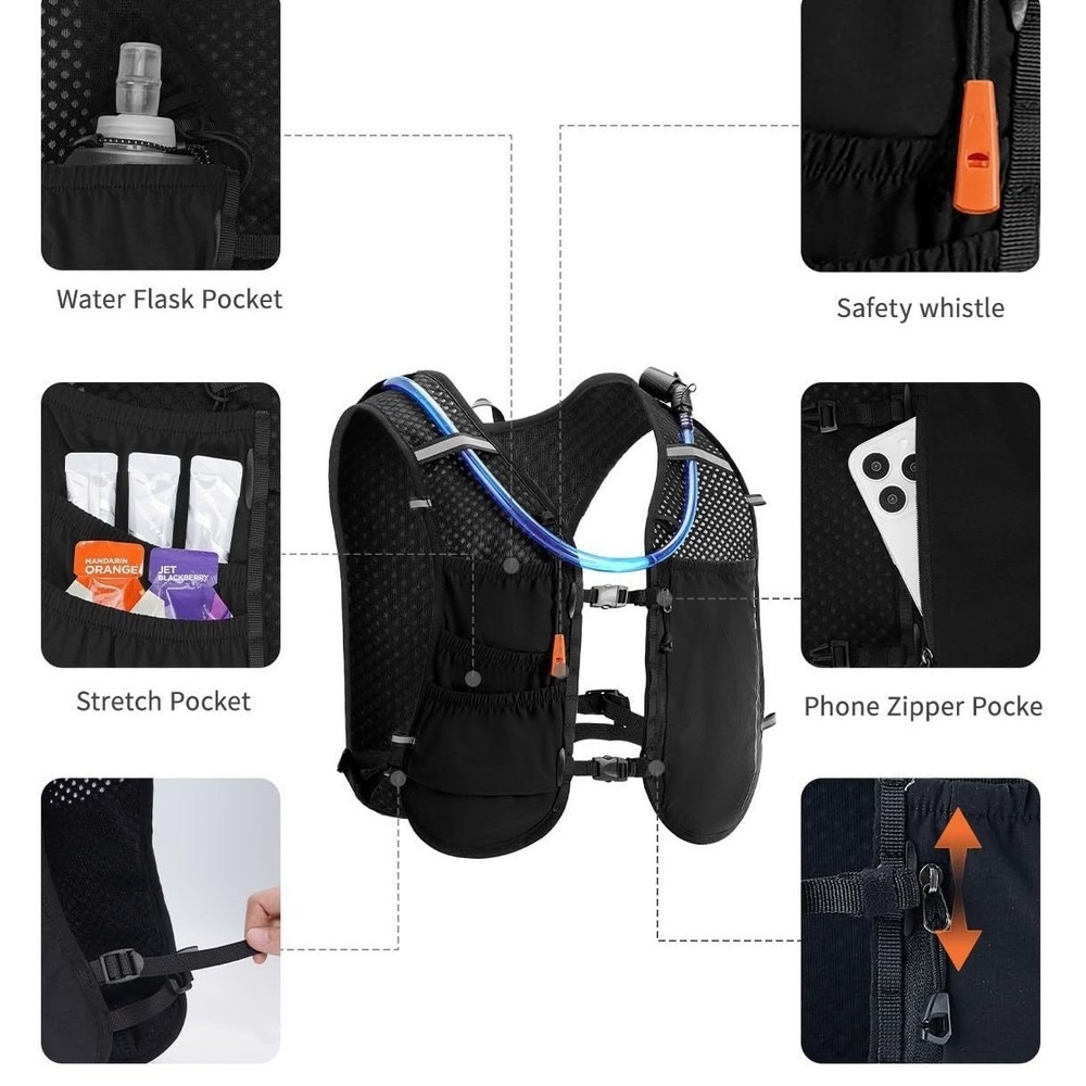 Erkek Koşu Yeleği Su Torbası,  - Running Gear Hydration incelemesi ve fiyatı
